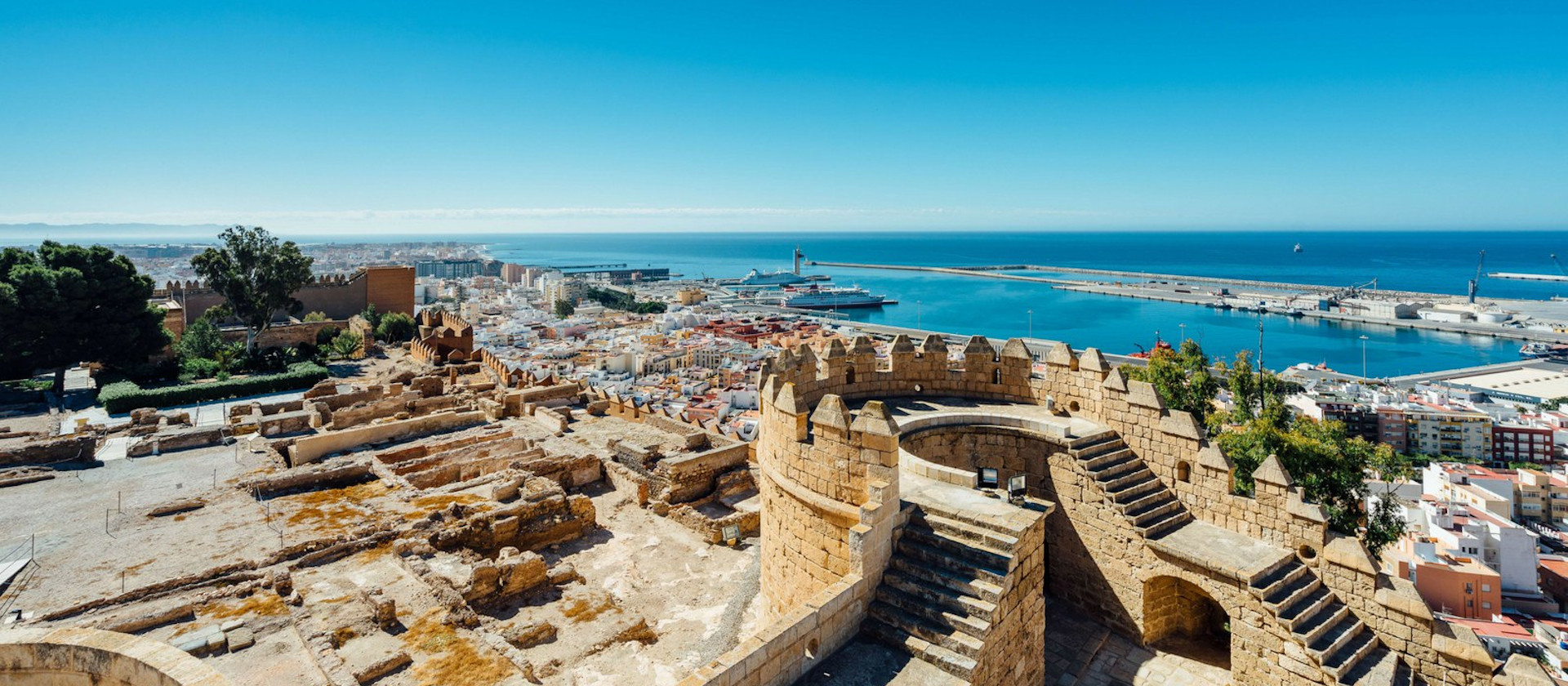 Vista aérea de la Alcazaba de Almería [2018]