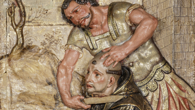 El martirio de san Plácido. Detalle