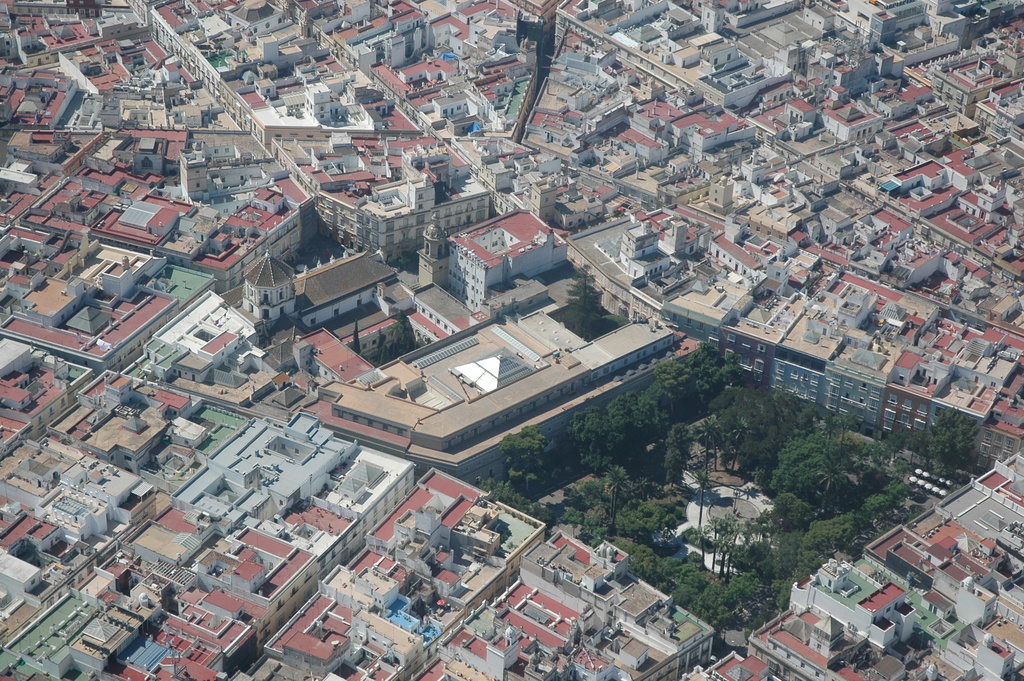 Vista aérea del Museo de Cádiz