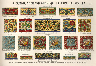 Página 6 del catálogo de azulejos de 1907
