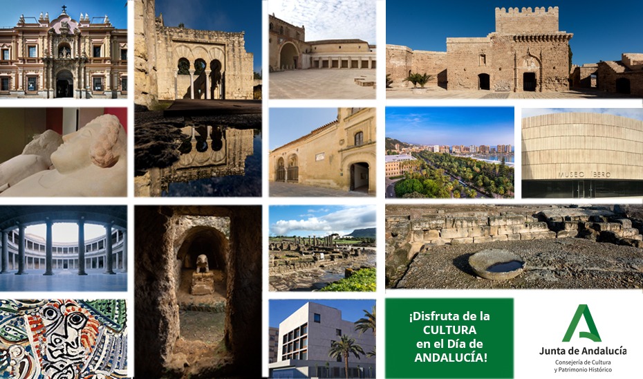 Cartel del Día de Andalucía en los museos