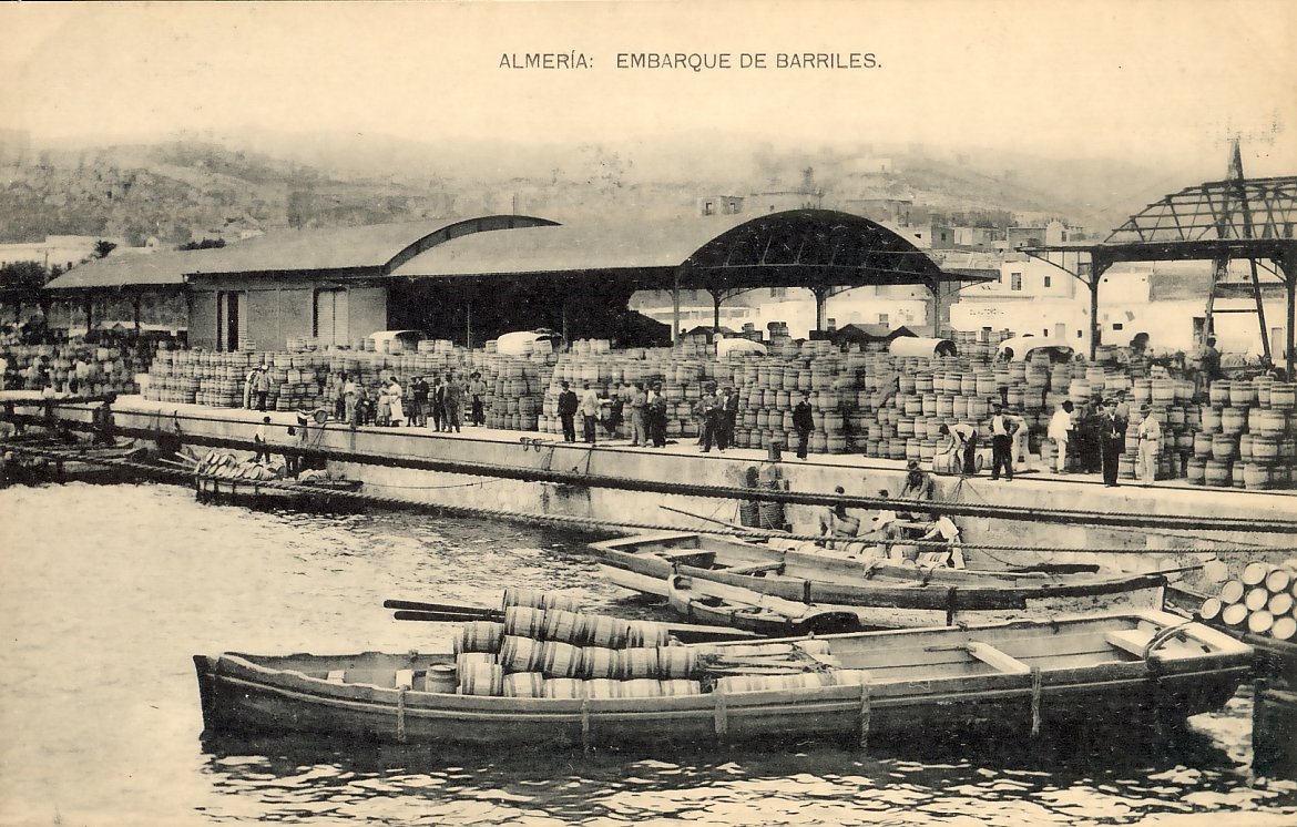 ALMERÍA: Embarque De Barriles. 1918-1921 (DJ06861)