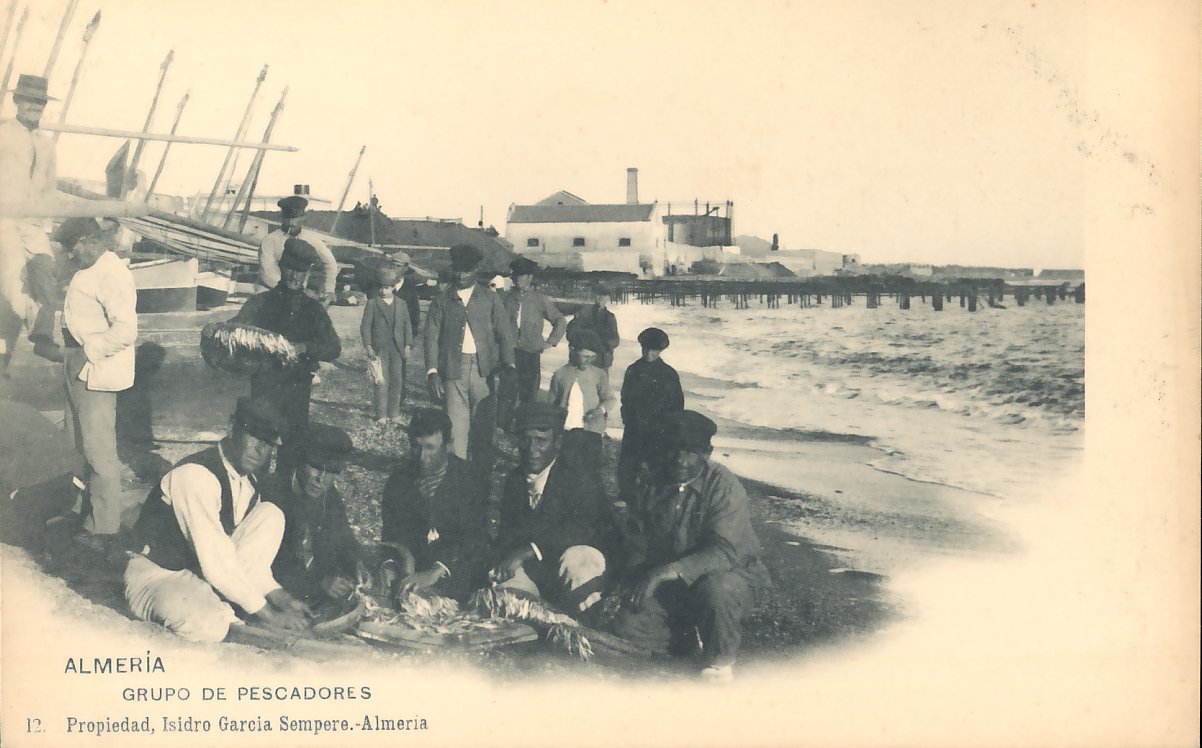 ALMERÍA: Grupo De Pescadores. 1902 (DJ06880)
