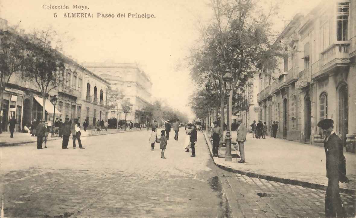 ALMERÍA: Paseo del Príncipe. 1918 (DJ06896/1)