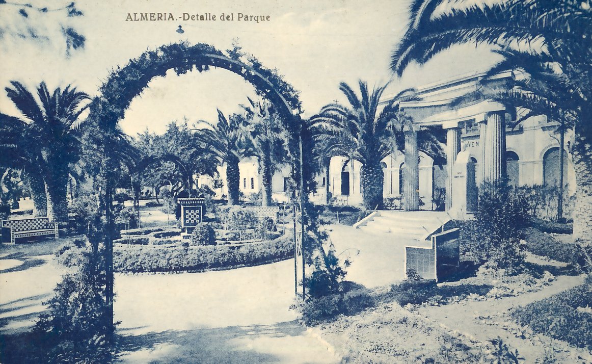 ALMERÍA: Detalle del Parque.1920 (DJ06914)