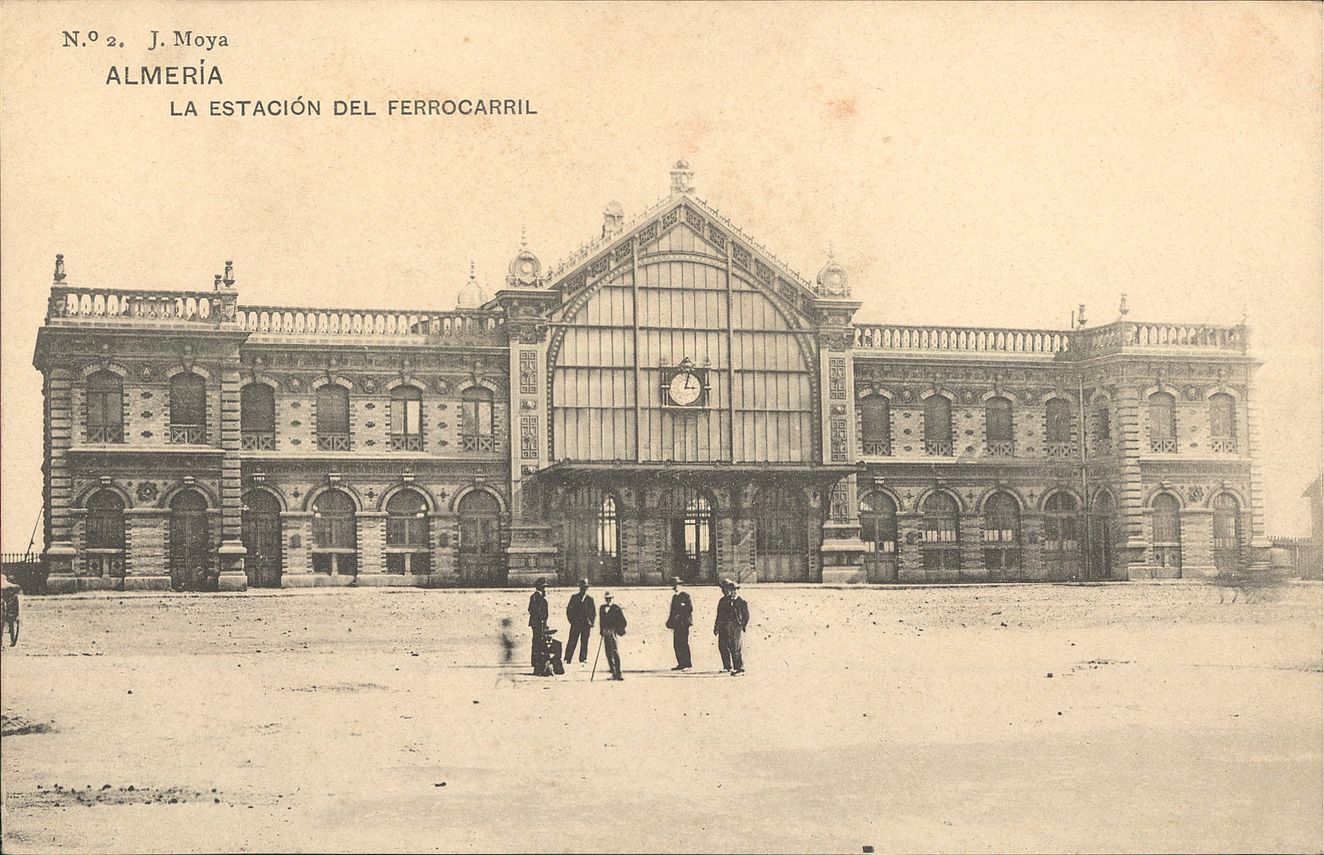 ALMERÍA: La Estación Del Ferrocarril.1908-1915 (DJ07099)