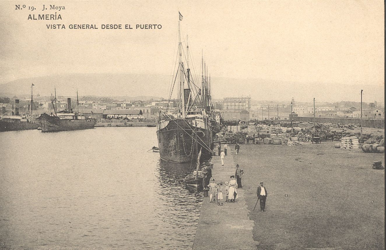 ALMERÍA: Vista General Desde El Puerto.1908-1915 (DJ07107)