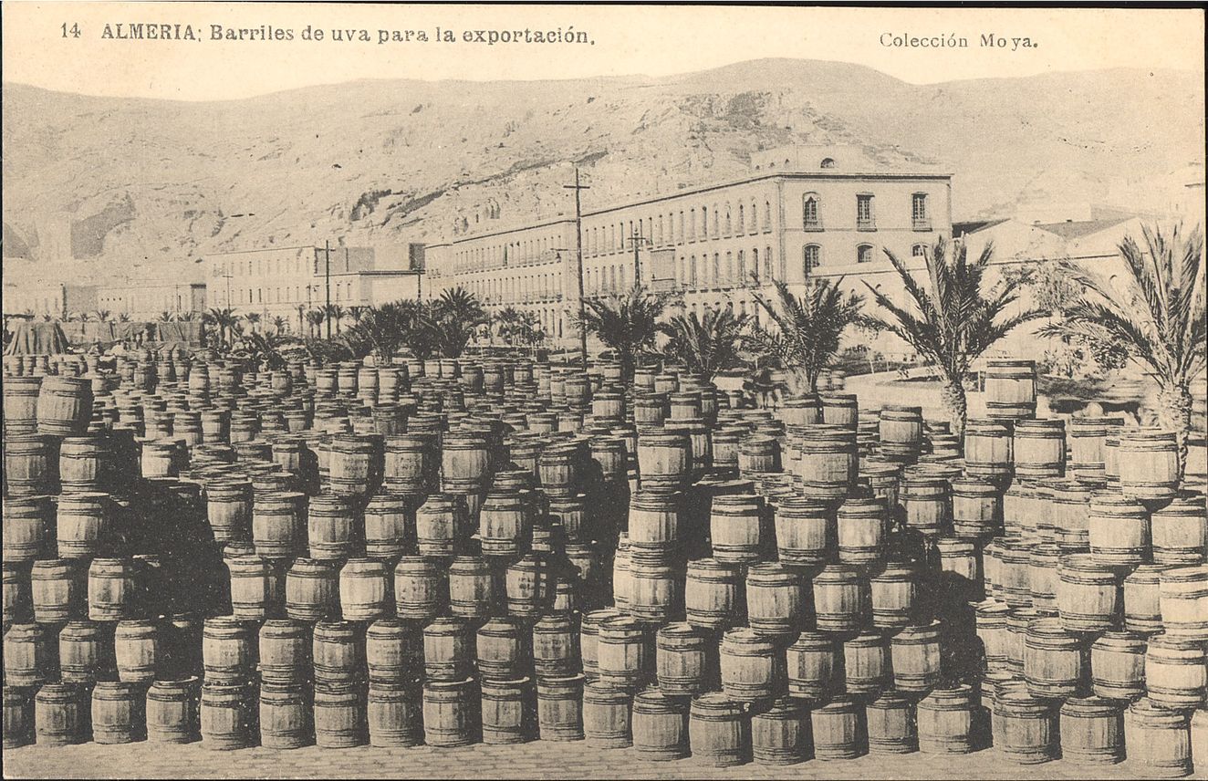 ALMERÍA: Barriles de uva para la exportación. 1917-1920 (DJ07108)