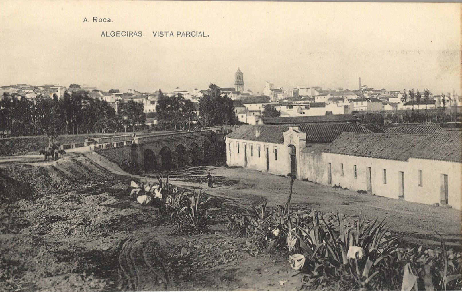 ALGECIRAS: Vista parcial .1918 (DJ07546)