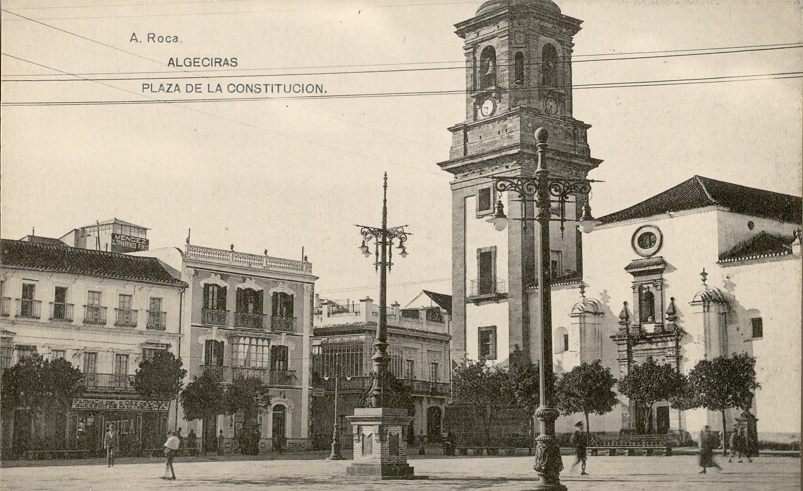 ALGECIRAS: Plaza de la Constitución. 1918 (DJ07547)