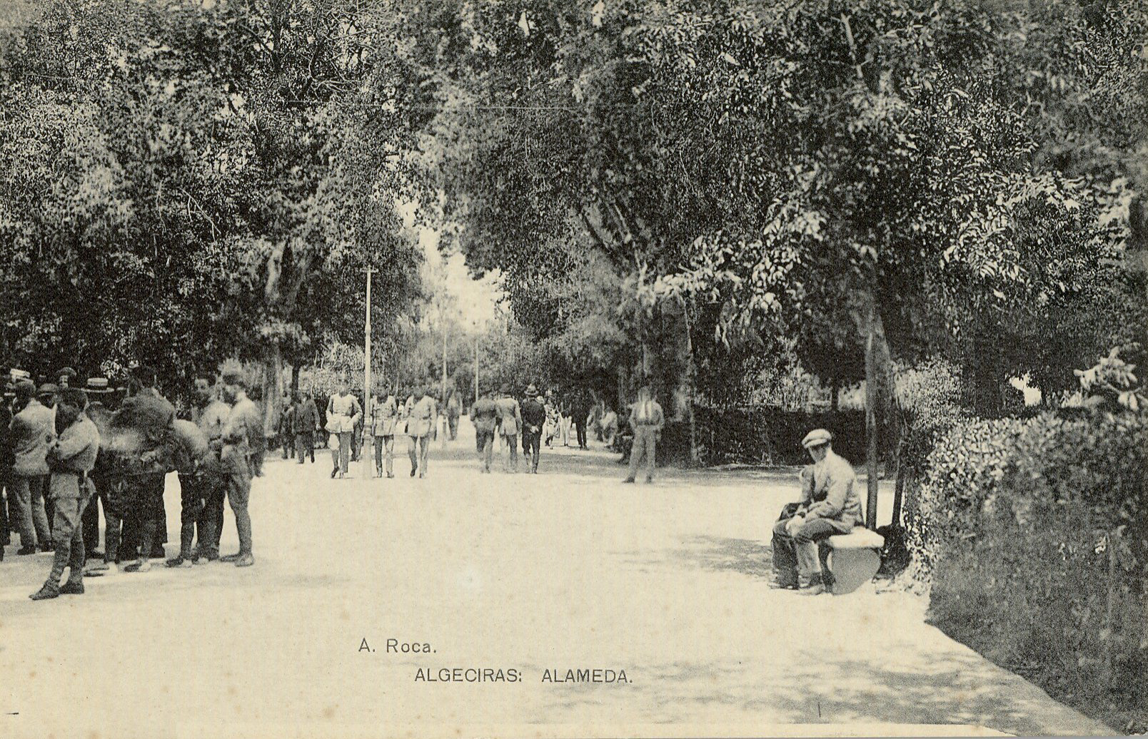 ALGECIRAS:  Alameda .1922( DJ07551)