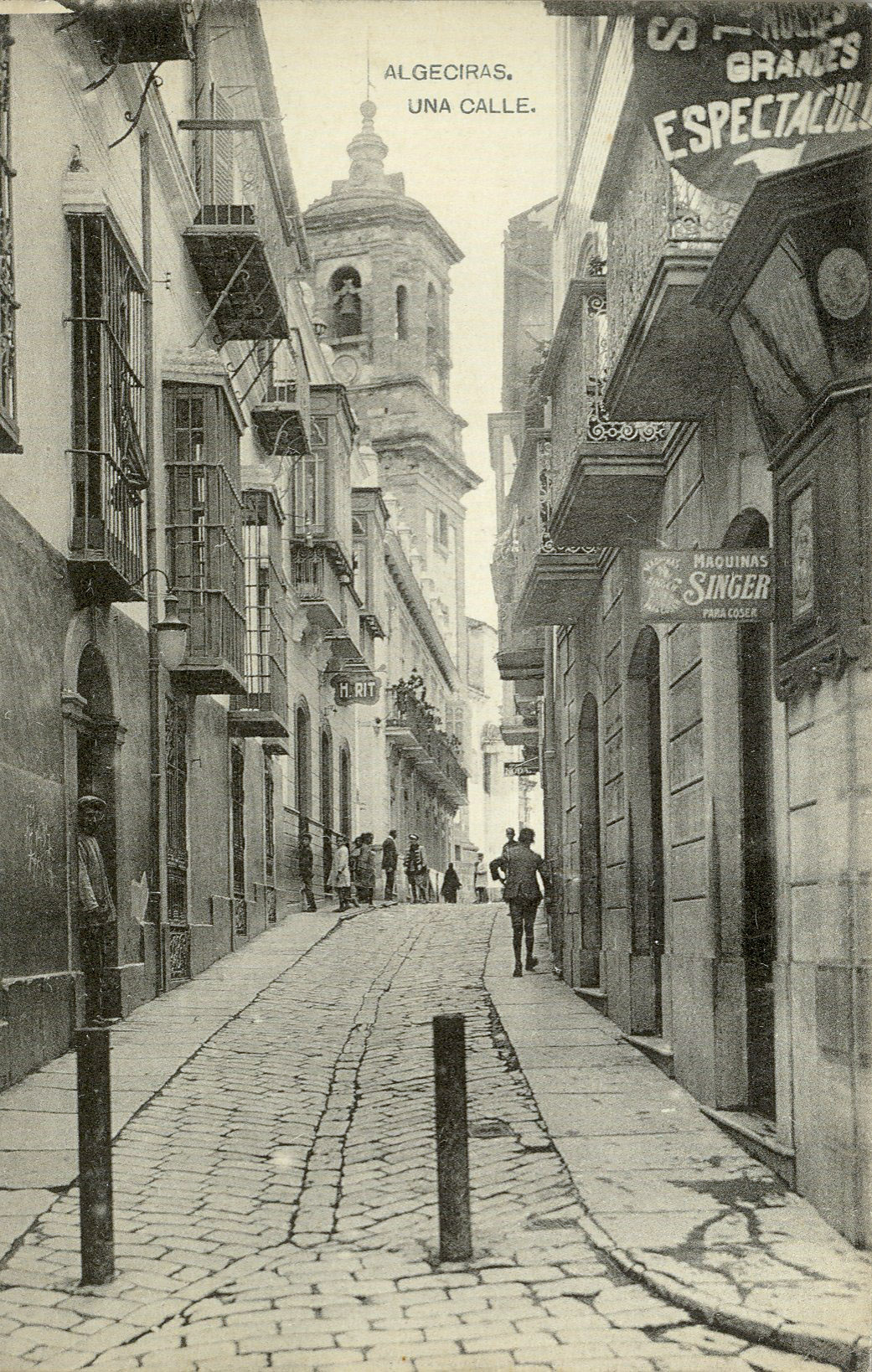 ALGECIRAS: Una calle 1923. ( DJ07567)