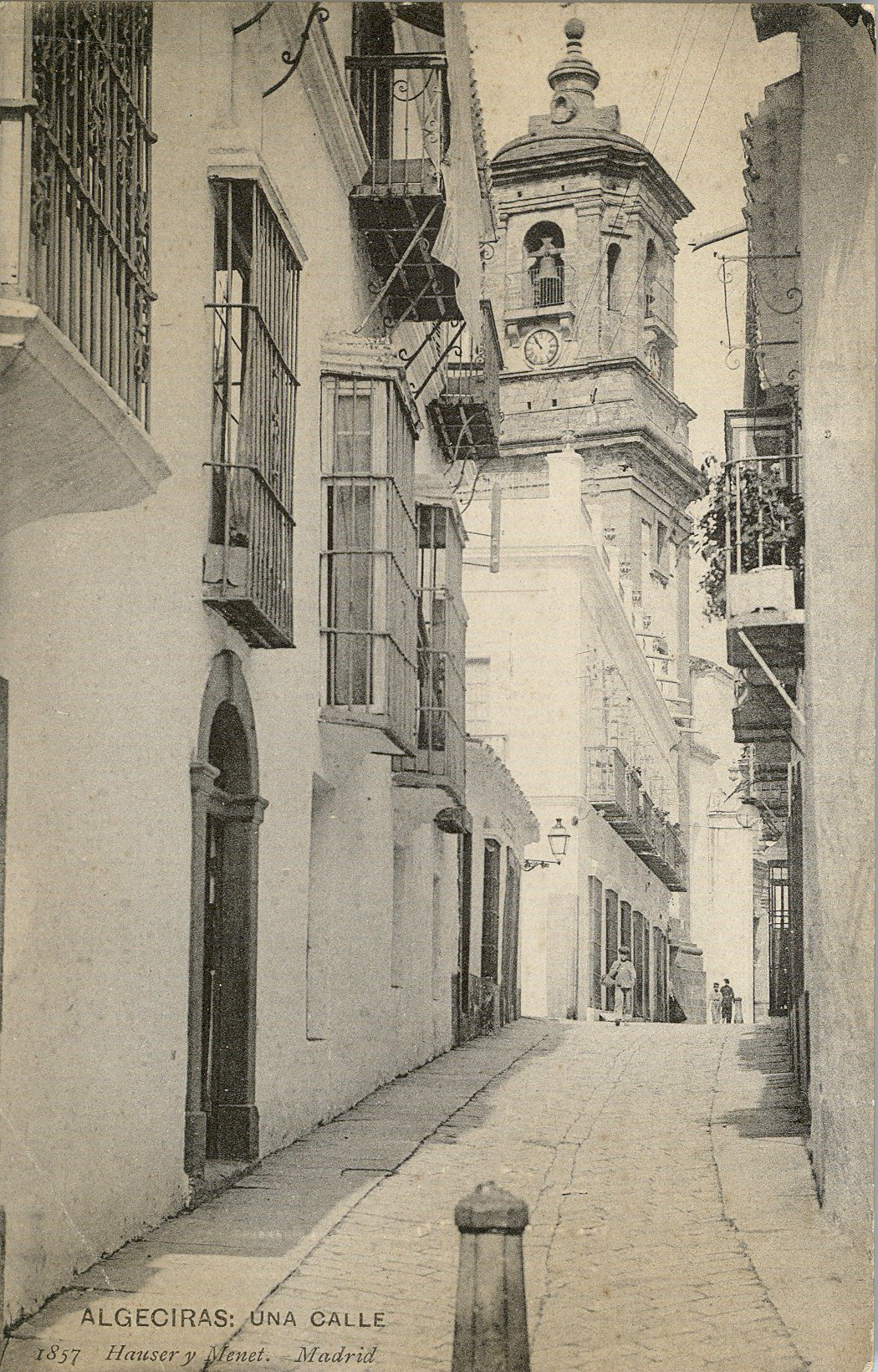 ALGECIRAS: Una calle. 1906 ( DJ07578)