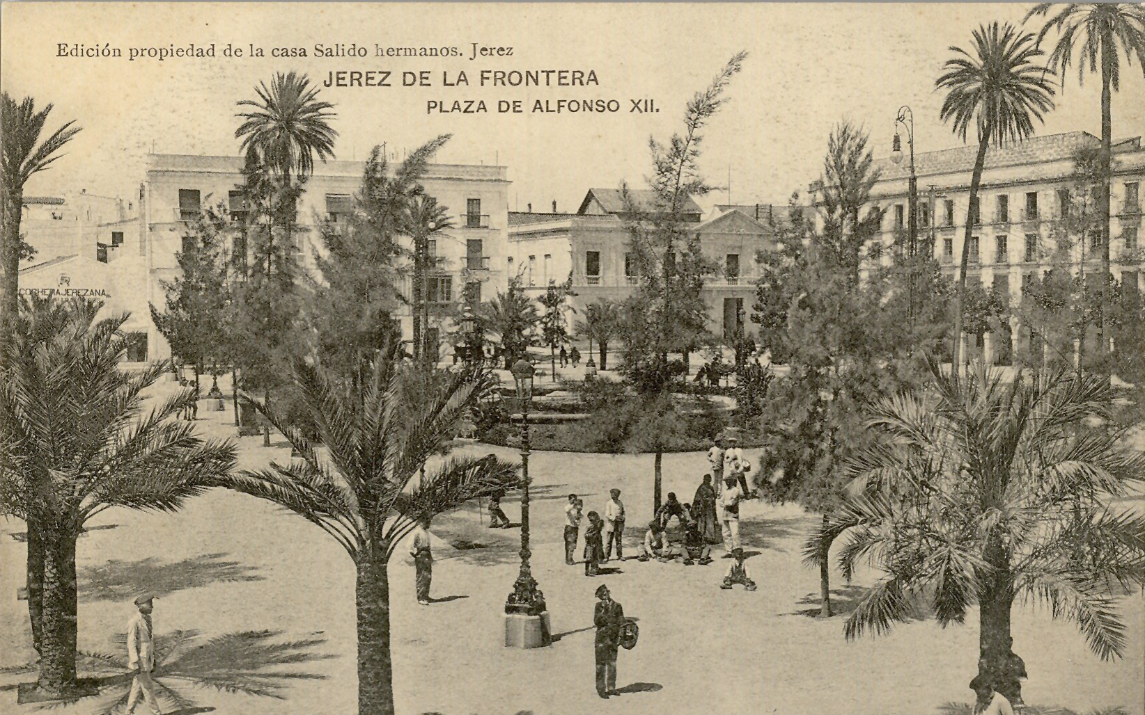 JEREZ DE LA FRONTERA: Plaza de Alfonso XII.1912 (DJ07647)