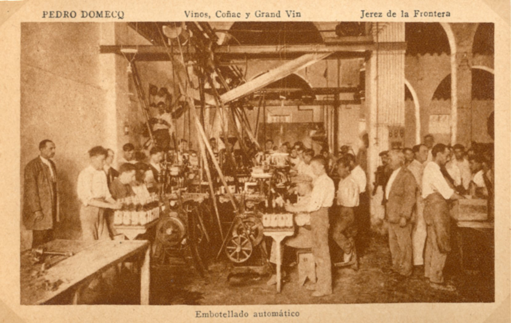 JEREZ DE LA FRONTERA: Embotellado automático.1924 (DJ07678)