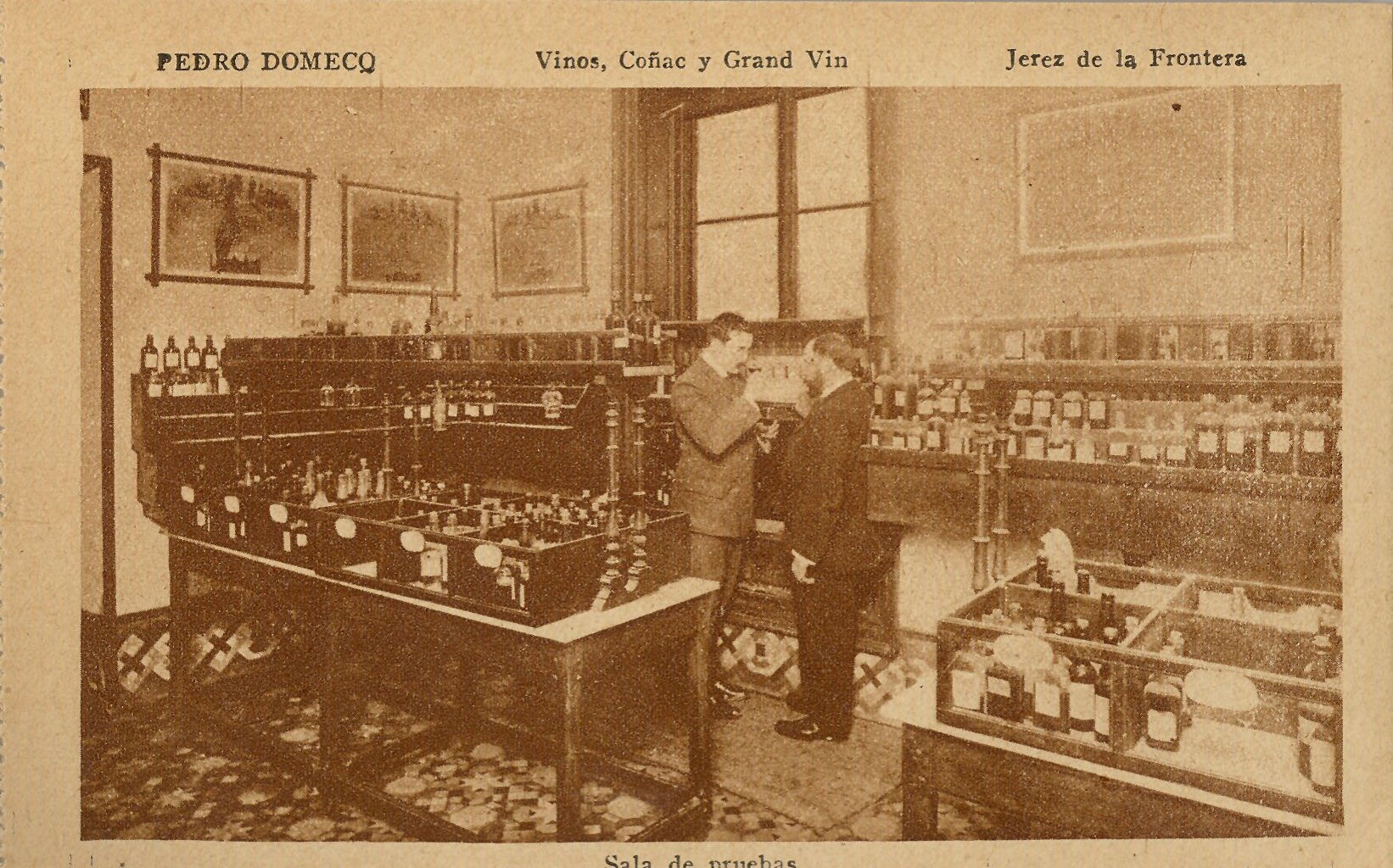 JEREZ DE LA FRONTERA: Sala de pruebas.1924(DJ07692)