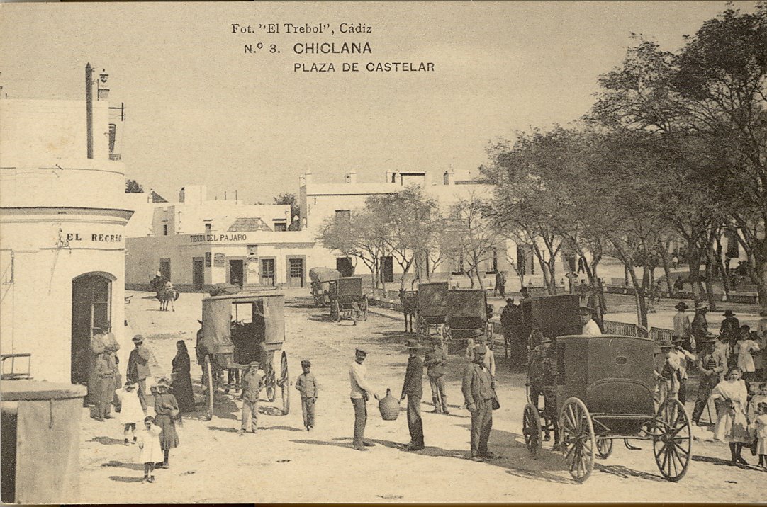 CHICLANA: Plaza de Castelar.1908 (DJ07592)