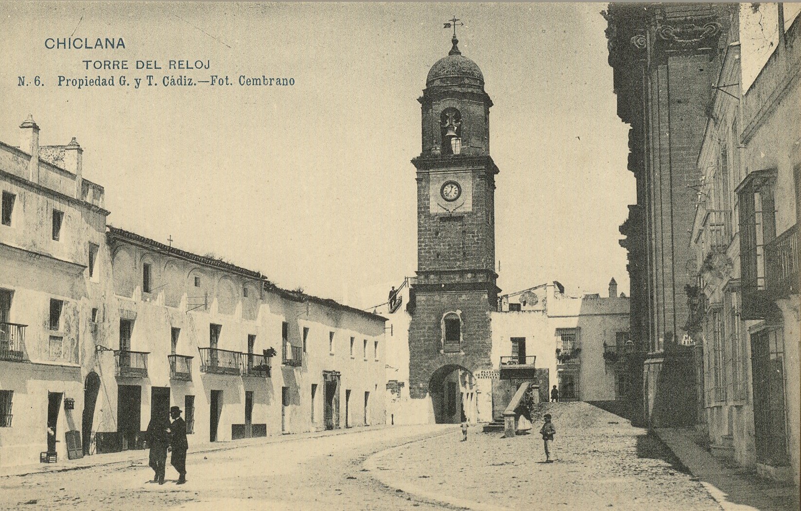 CHICLANA: Torre del reloj. 1903 (DJ07602)