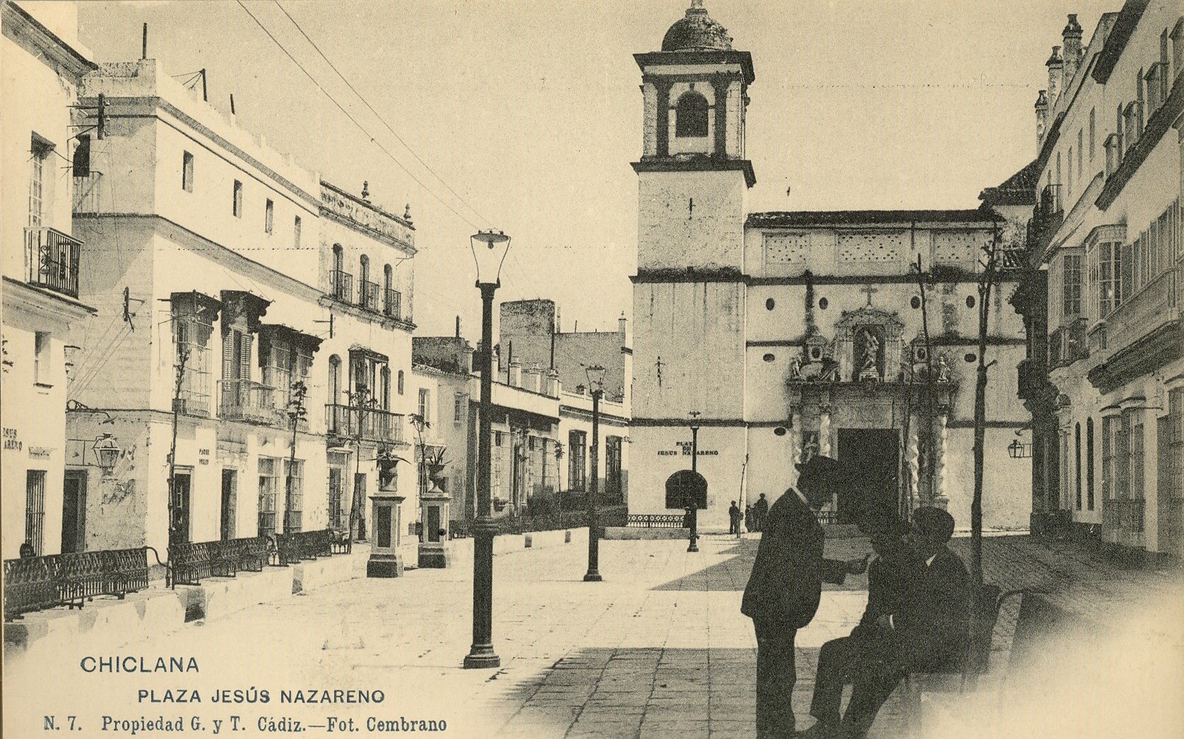 CHICLANA: Plaza Jesús Nazareno.1903 (DJ07603)