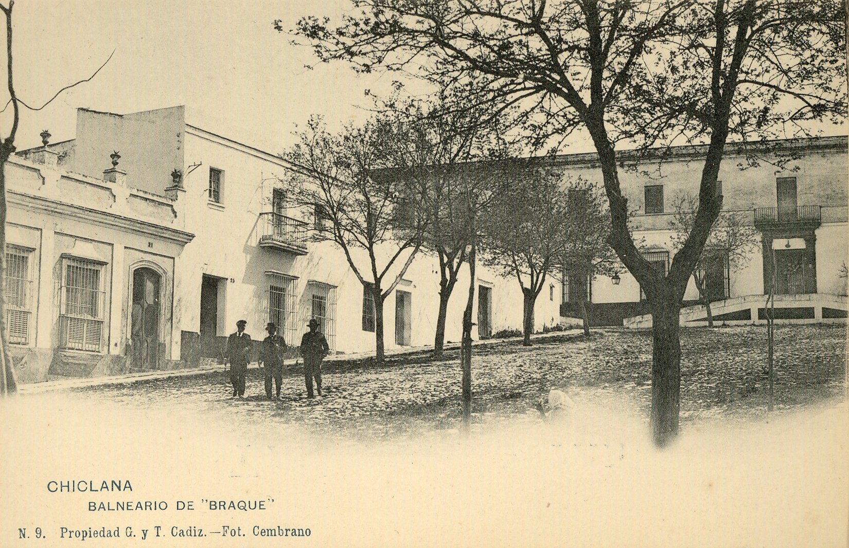 CHICLANA: Balneario de Braque.1903 (DJ07606)