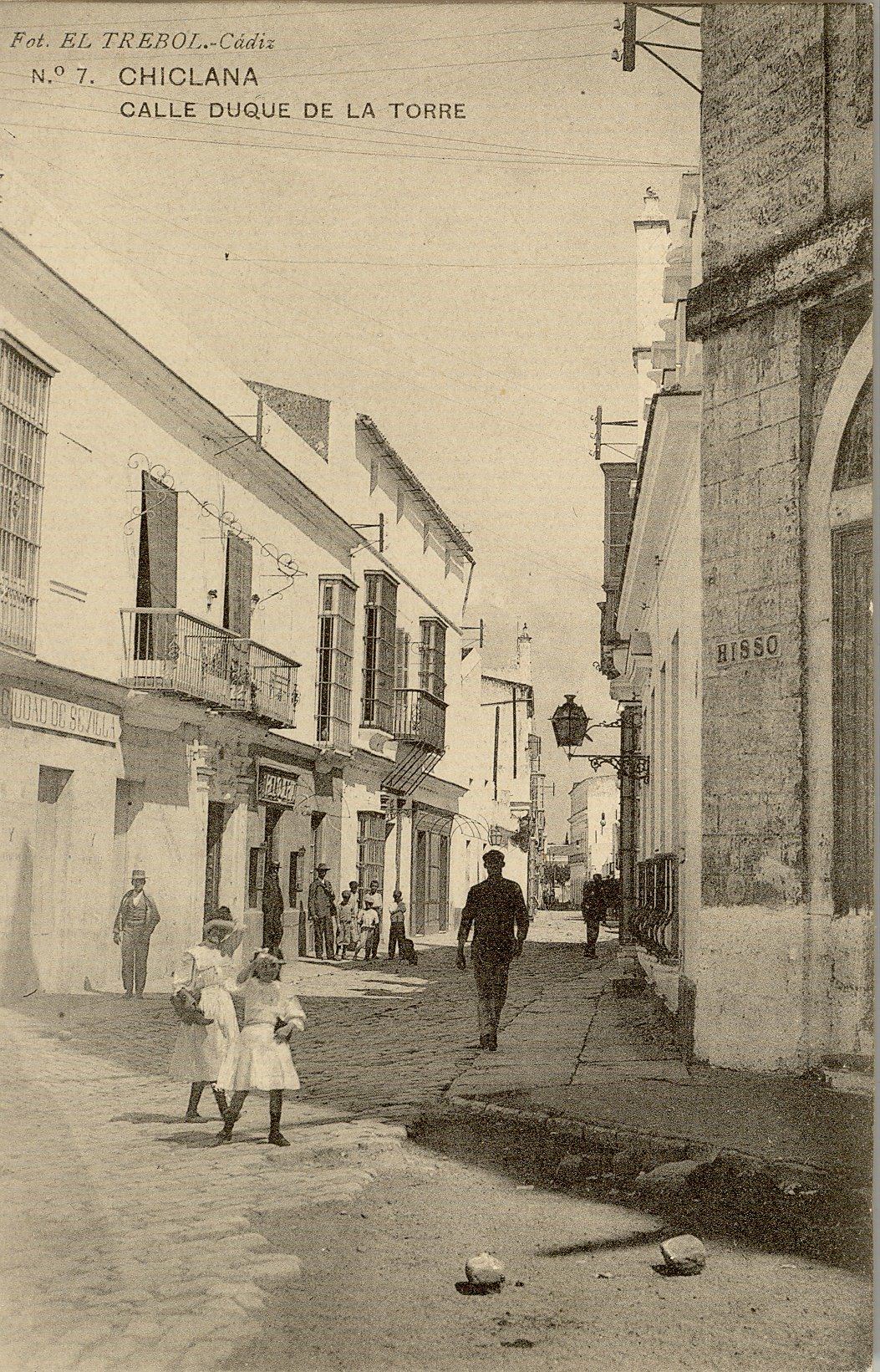 CHICLANA: Calle Duque de la Torre.1908 (DJ07612)