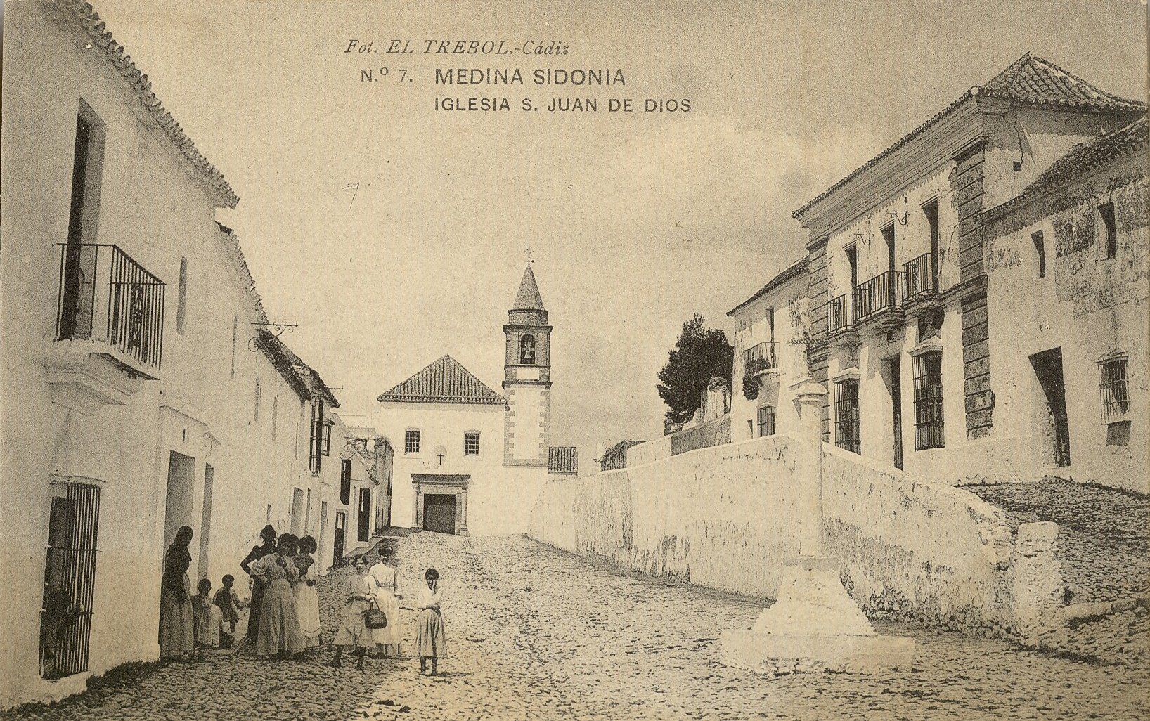 MEDINA SIDONIA: Iglesia S. Juan de Dios.1908 (DJ07722)