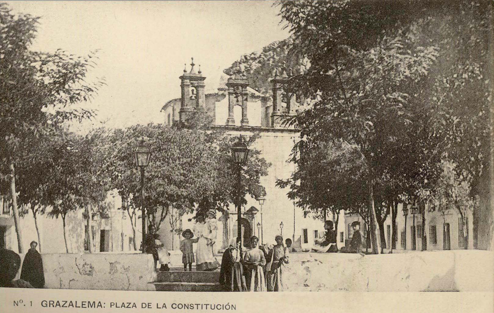 Grazalema: Plaza de la Constitución.1912 (DJ07625)