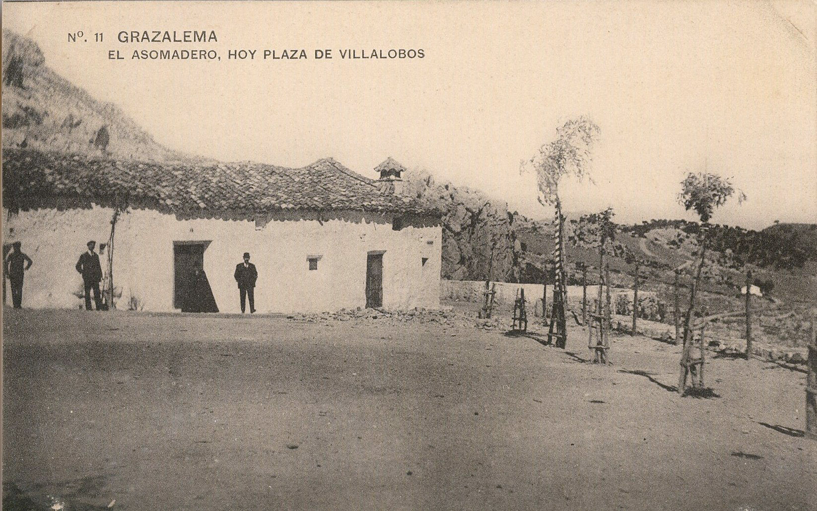 Grazalema: El Asomadero, hoy Plaza de Villalobos.1917 (DJ07635)