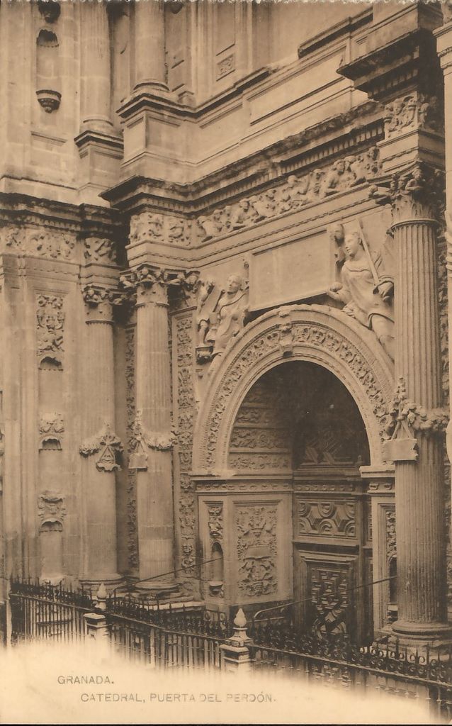 GRANADA: Catedral. Puerta del Perdón 1919 (DJ07008)