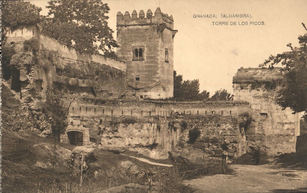 GRANADA: (Alhambra). Torre de Los Picos.1919 (DJ07040)