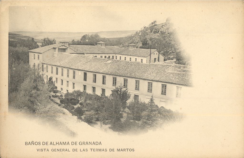 BAÑOS DE ALHAMA DE GRANADA: Vista General De Las Termas De Martos. 1906 (DJ07066)