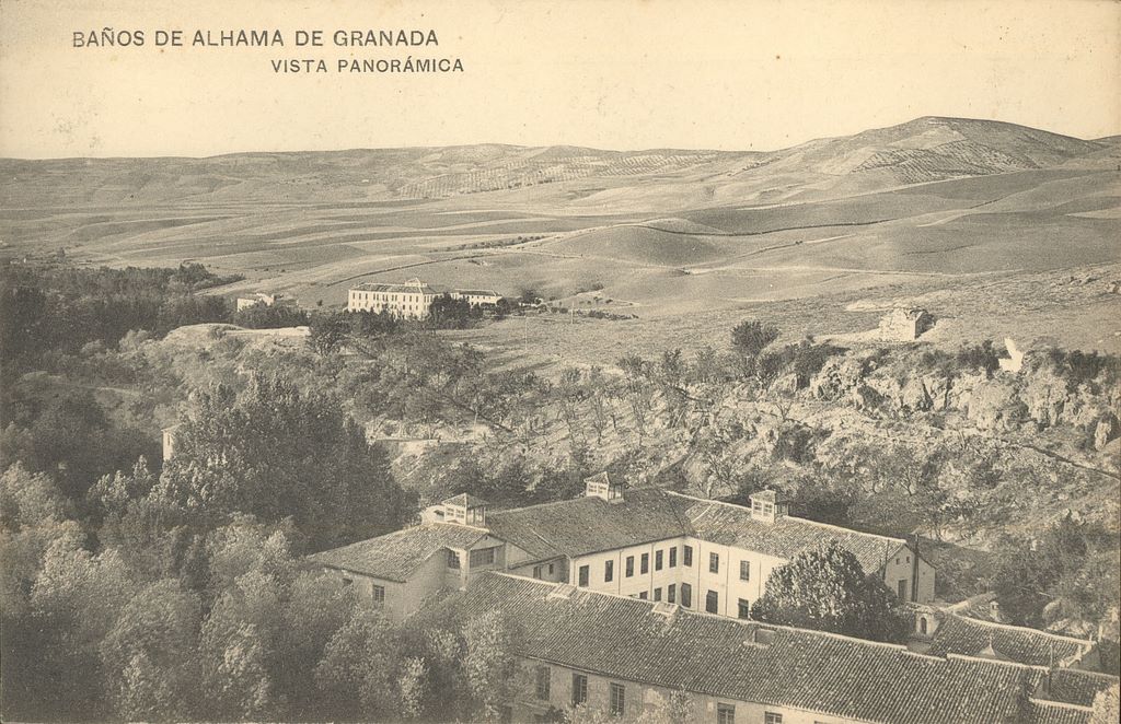 BAÑOS DE ALHAMA DE GRANADA: Vista Panorámica.1906 (DJ07072)