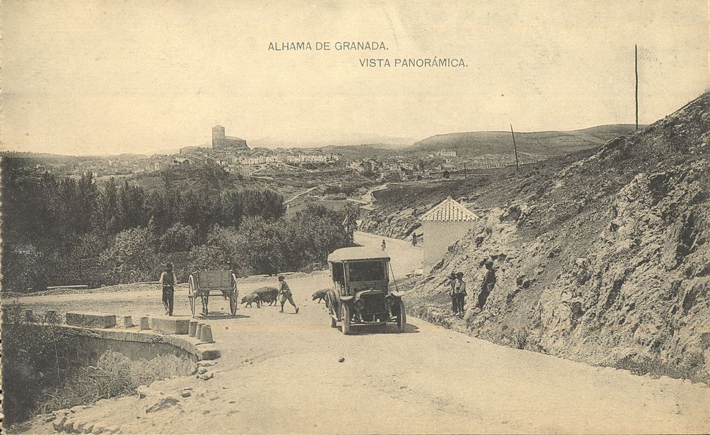 ALHAMA DE GRANADA: Vista Panorámica. 1919(DJ07074)
