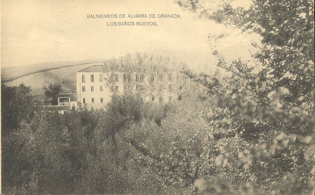 BALNEARIOS DE ALHAMA DE GRANADA: Los Baños Nuevos.1919 (DJ07076)