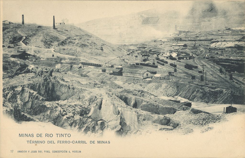 HUELVA: Minas De Riotinto. Término Del Ferro-Carril.1901(Dj07180)