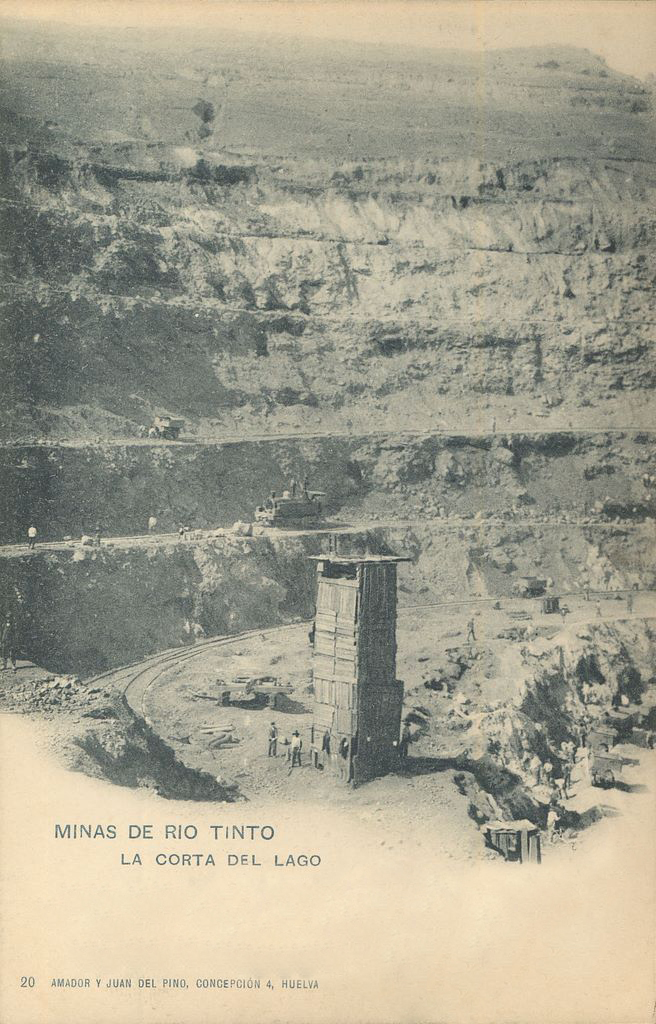 HUELVA.- Minas De Riotinto. La Corta Del Lago.1901(Dj07183