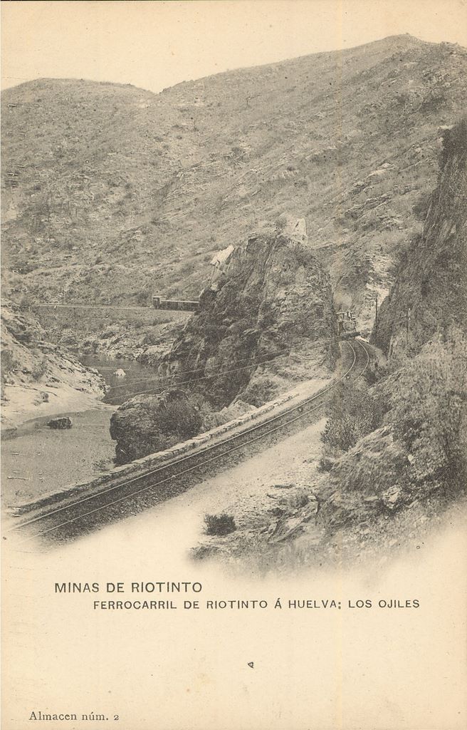 HUELVA: Minas De Riotinto. Ferrocarril De Riotinto A Huelva: Los Ojiles.1905(Dj07184)