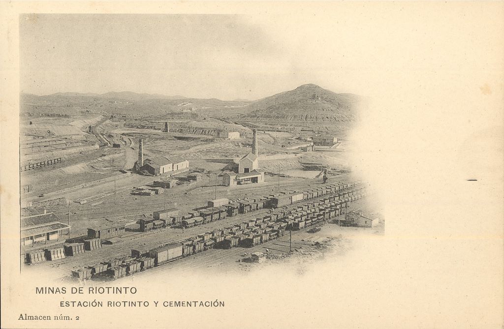 HUELVA: Minas De Riotinto. Estación Riotinto Y Cementación.1905(Dj07187)