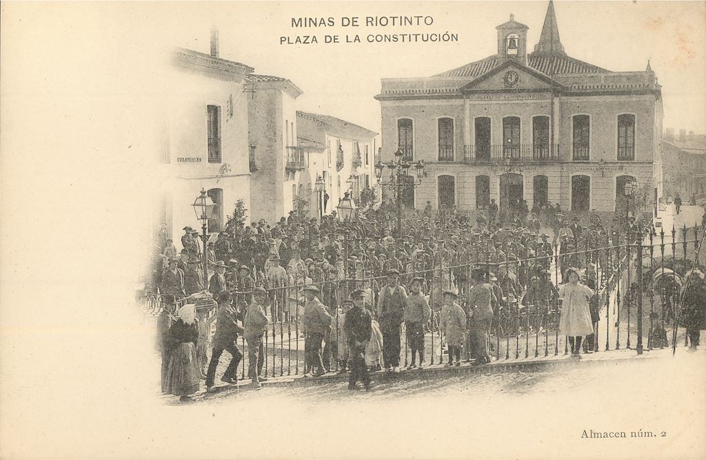 HUELVA: Minas De Riotinto. Plaza De La Constitución.1905(Dj07189)
