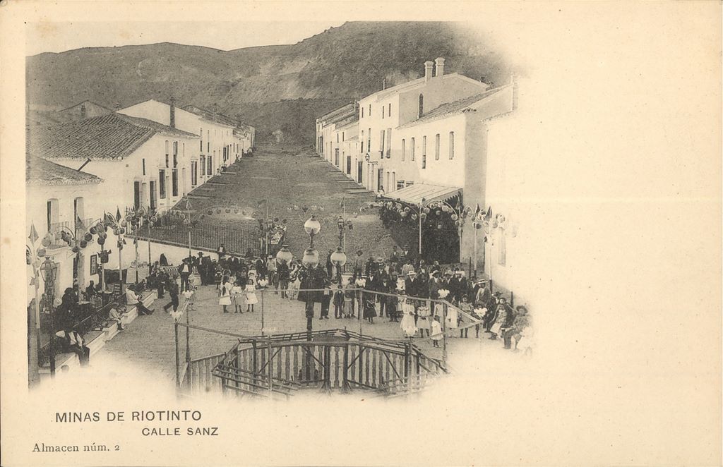 HUELVA: Minas De Riotinto. Calle Sanz.1905(Dj07190)