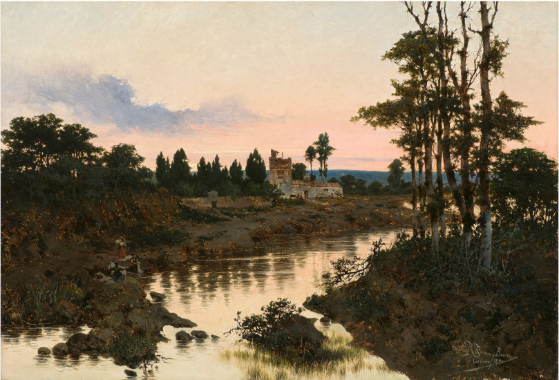 Rafael Romero Barros. Crepúsculo, 1890