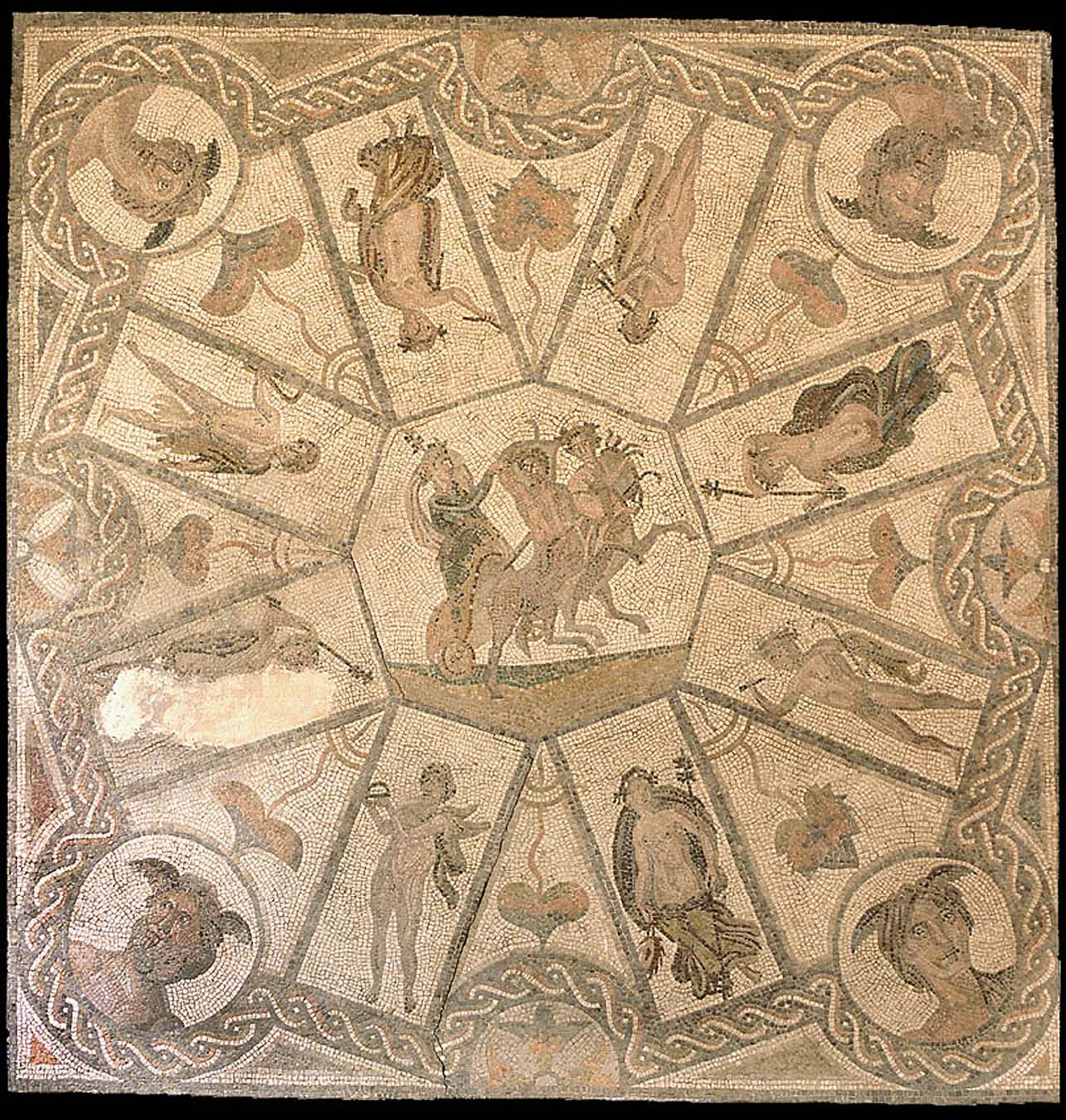 Mosaico del Cortejo Báquico