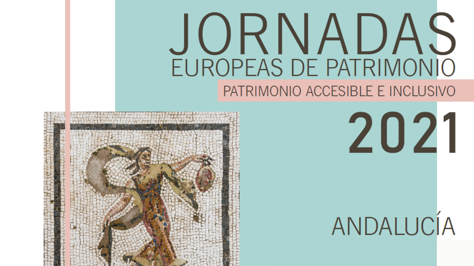 Cartel Jornadas Europeas de Patrimonio 2021. Patrimonio Accesible e Inclusivo