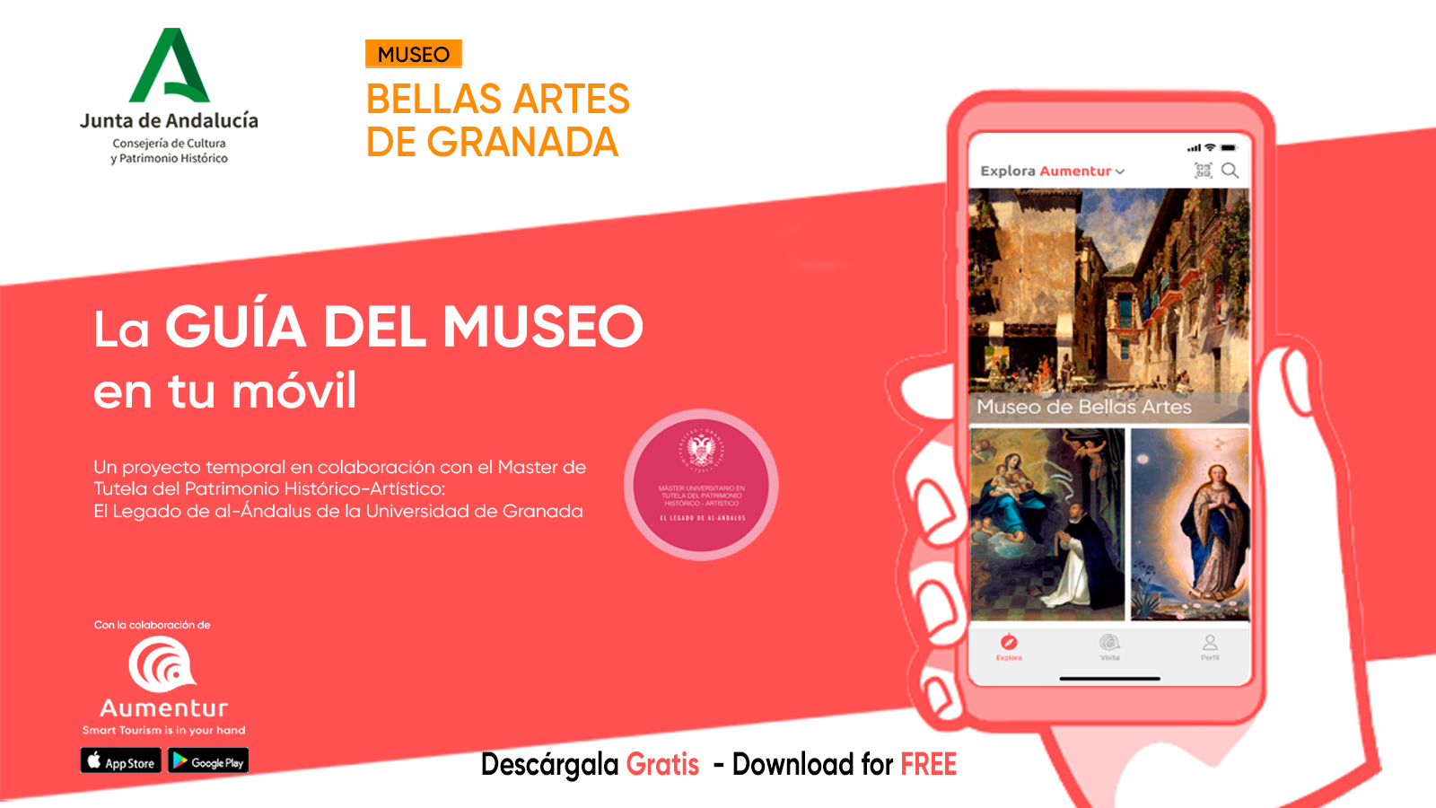 App Aumentur para visitar el museo.