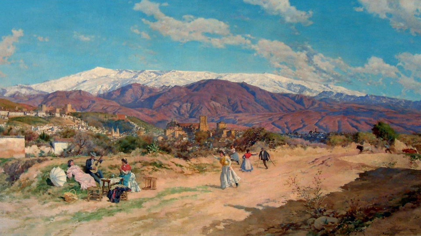 Vista de Granada desde la Vega (detalle)