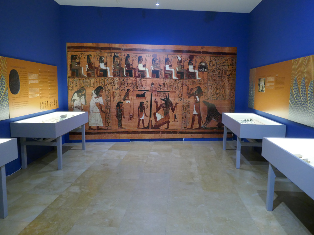 Vista general de la exposición - El antiguo Egipto en Córdoba. La colección Blanco Caro de la Real Academia de Córdoba
