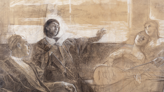 El estudio de Tiziano, detalle