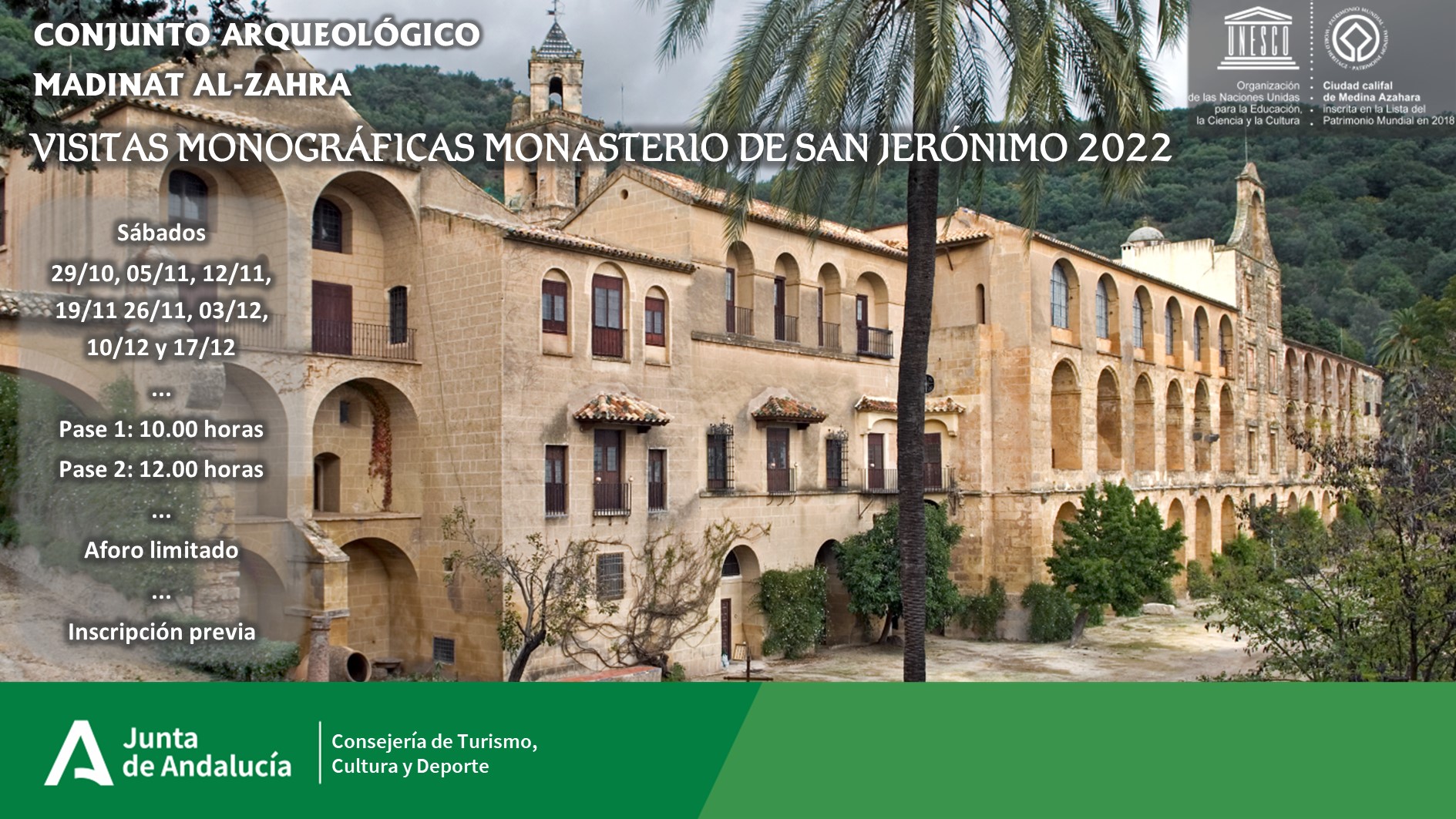 Visitas al Monasterio de San Jerónimo de Valparaiso 2022