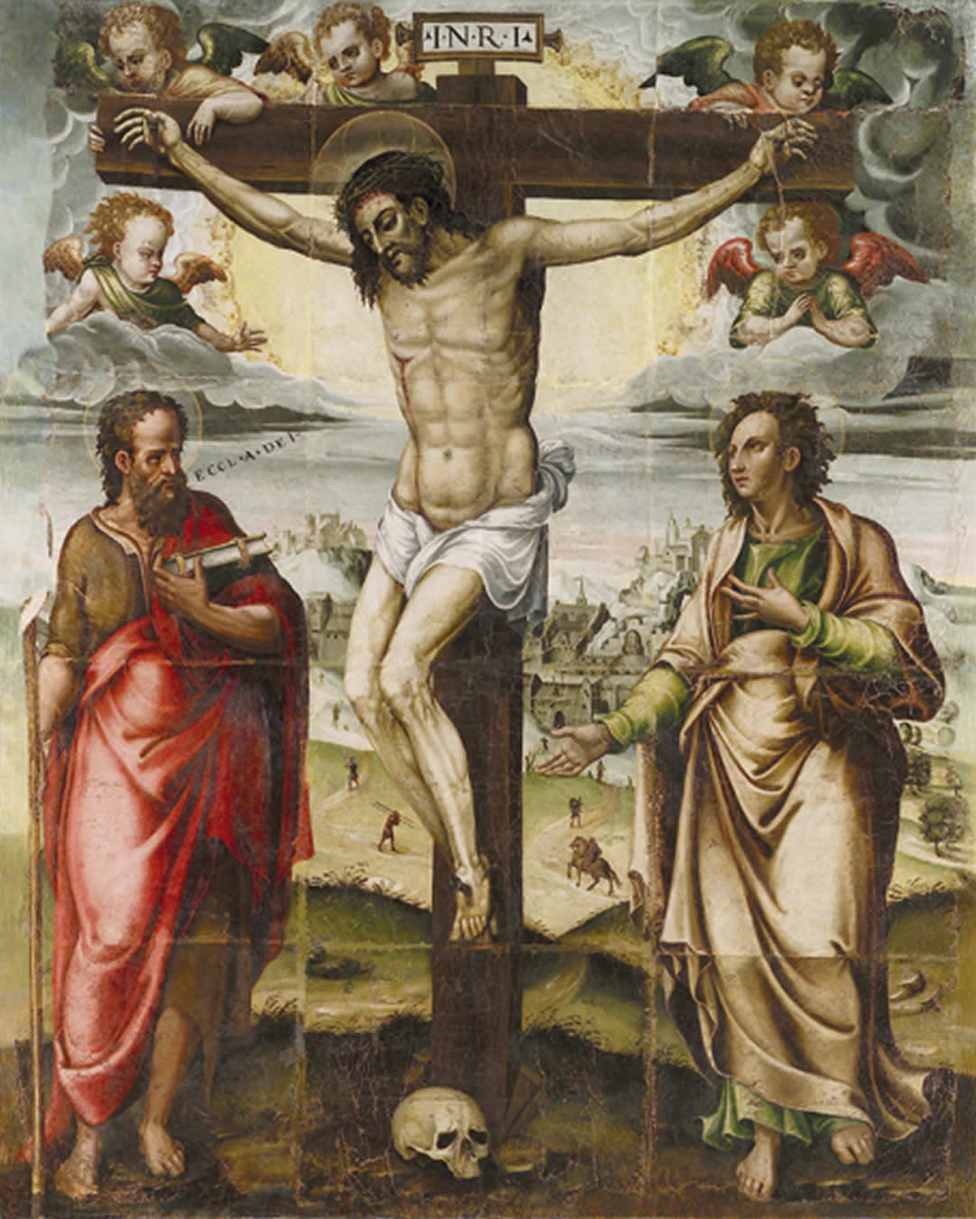 Crucificado con Santos Juanes