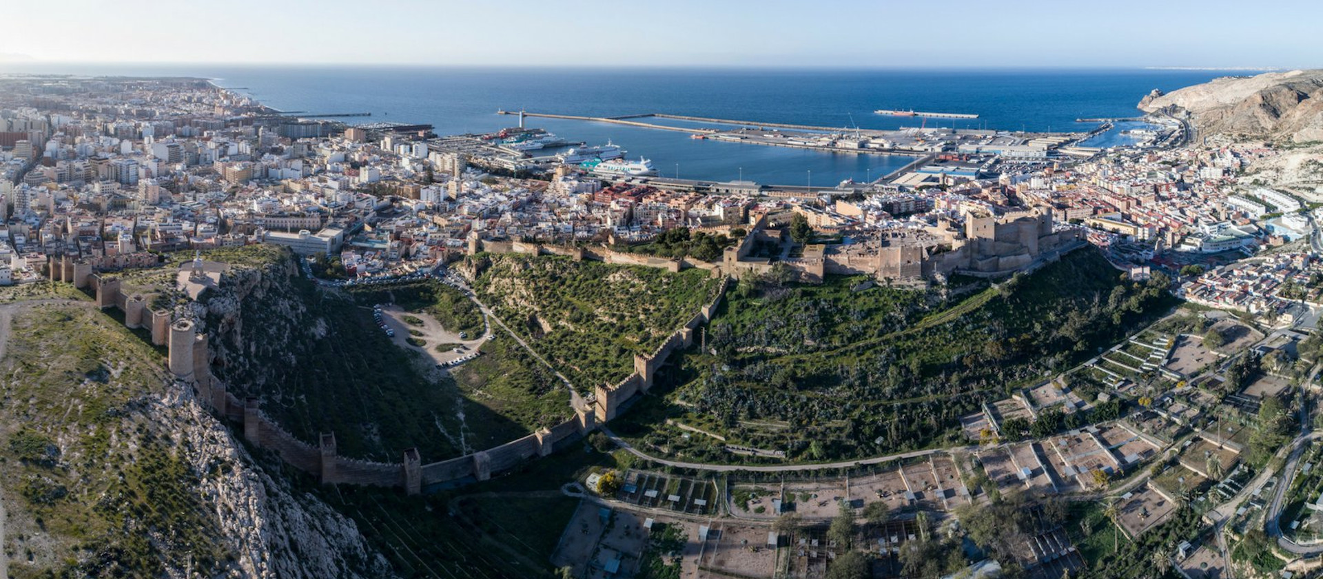 Vista aérea de la Alcazaba de Almería [2018]